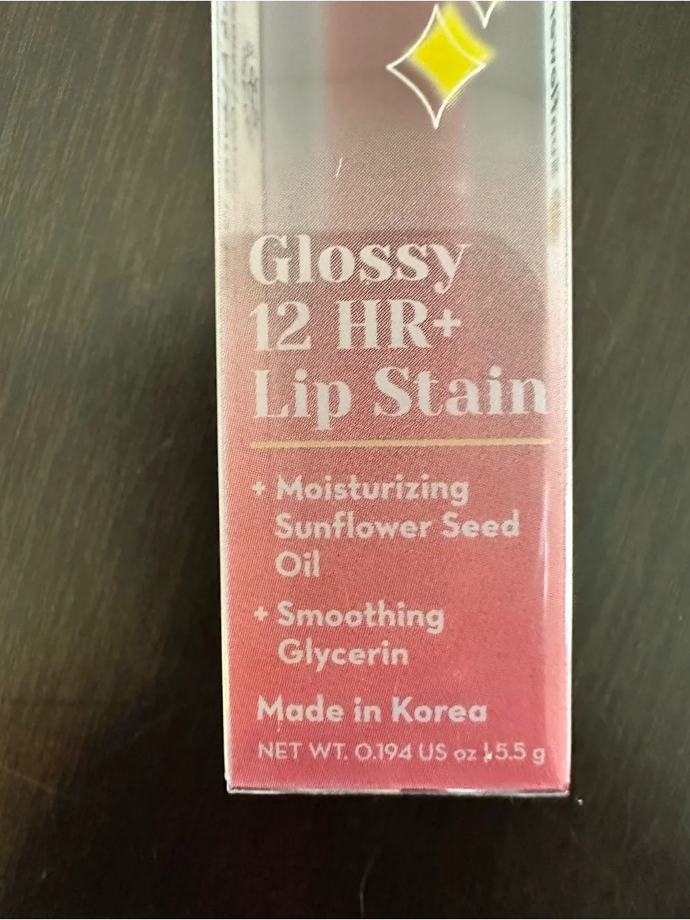 Crème Shop Glossy 12+ Hour Lip Stain. “Cherub” Color – NEW – Korean Lip Care